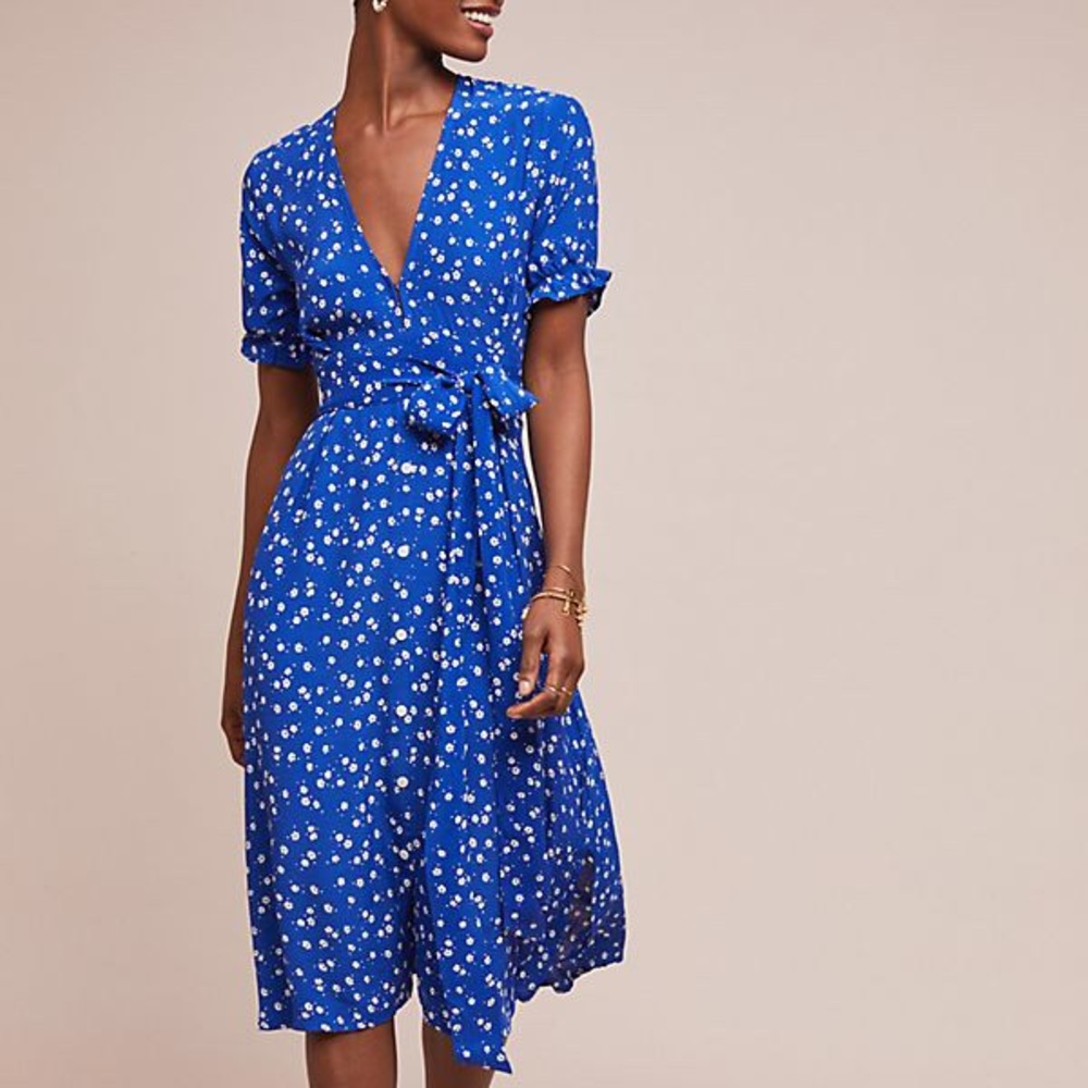 Faithfull The Brand Farrah Button Down Dress - Picture 1 of 1